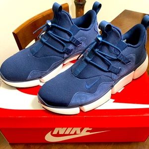 Pair of Nike running shoes.